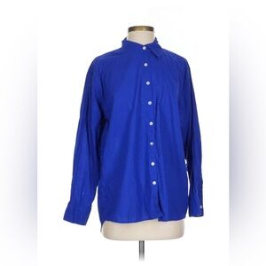 NATURAL LIFE Vibrant Blue Cotton Button Down Shirt